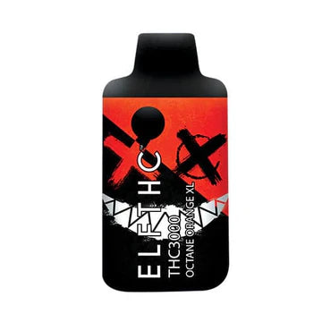 ELF THC 3000 Octane Orange XL flavor with a burst of citrusy orange, delivering an energetic vibe.