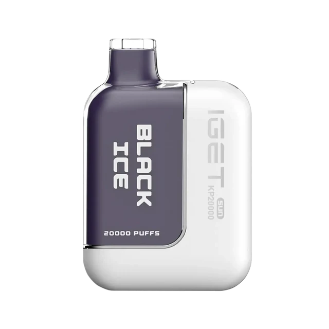 IGET Sun KP20000 Black Ice flavor with cool refreshing menthol and icy notes