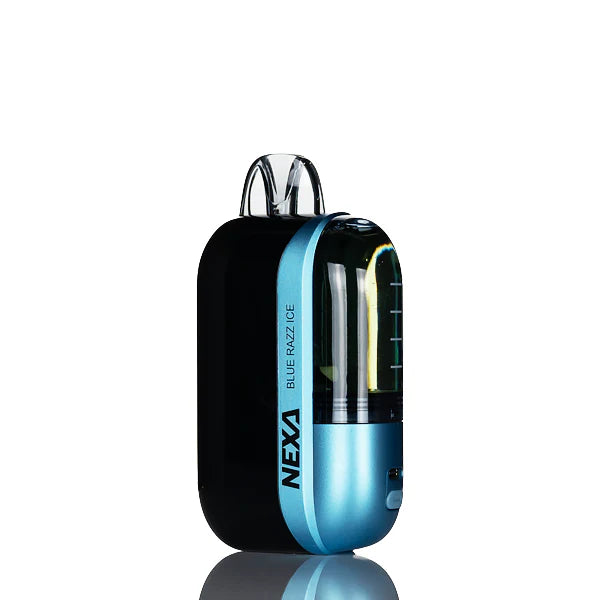 NEXA Ultra 50000 Disposable Vape Blue Razz Ice flavor with tangy blue raspberry and a crisp menthol chill.