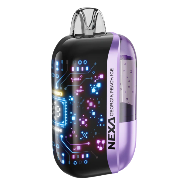 NEXA Ultra 50000 Disposable Vape Georgia Peach Ice flavor with sweet Georgia peaches and a frosty menthol finish.