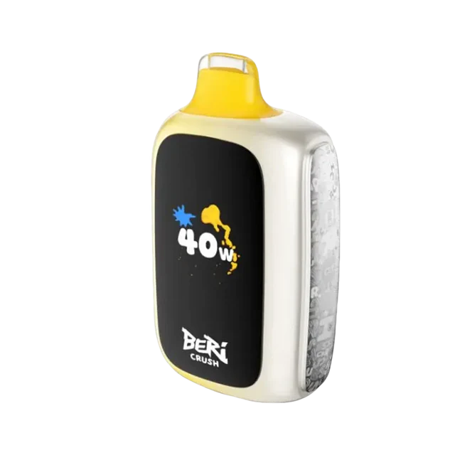 Beri Crush 50K Banana Taffy vape, sweet banana candy flavor for a creamy, nostalgic puff.