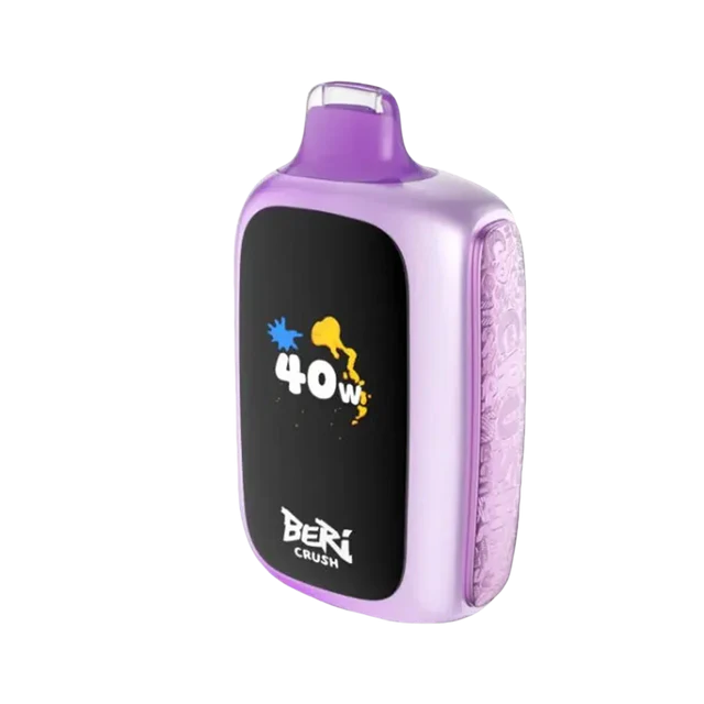 Beri Crush 50K Grape Ice vape, juicy grape flavor complemented by refreshing ice.
