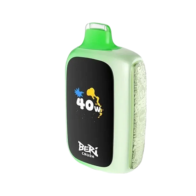 Beri Crush 50K Green Apple vape, crisp, tart apple flavor for a fresh vaping experience.