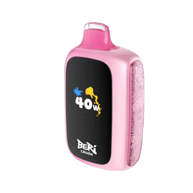 Beri Crush 50K Triple Berry vape, vibrant blend of strawberry, blueberry, and raspberry.
