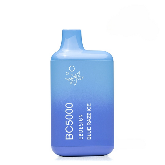 EB Create BC5000 0% Nicotine Disposable Vape Blue Razz flavor with sweet and tangy blue raspberry for a refreshing experience.