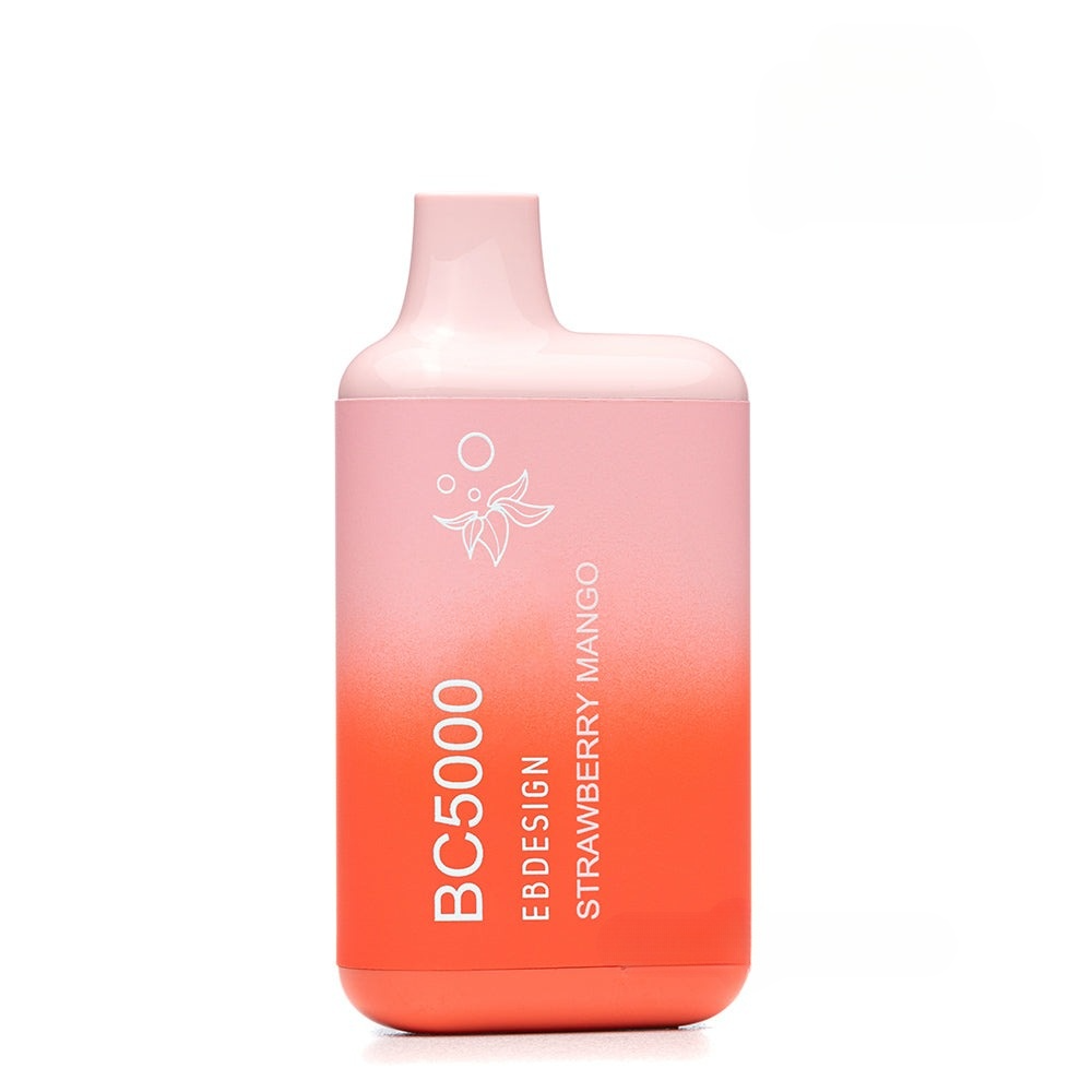 EB Create BC5000 0% Nicotine Disposable Vape Strawberry Mango flavor with a sweet blend of strawberries and tropical mango.