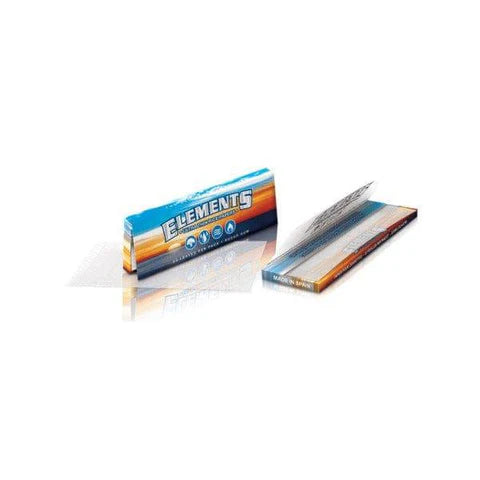 Elements 1 1/4 Rolling Papers Pack made with premium ultra-thin rice paper for smooth, pure-tasting, and slow-burning smoking sessions.