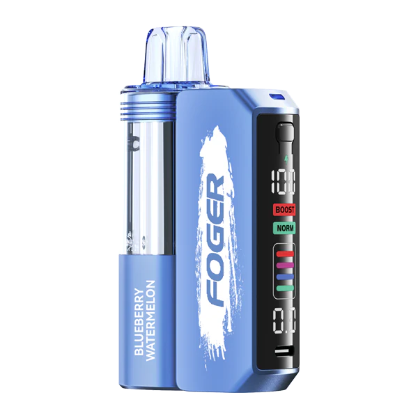 Foger Switch Pro 30K Disposable Blueberry Watermelon flavor with juicy blueberries and refreshing watermelon for a fruity, satisfying vape.