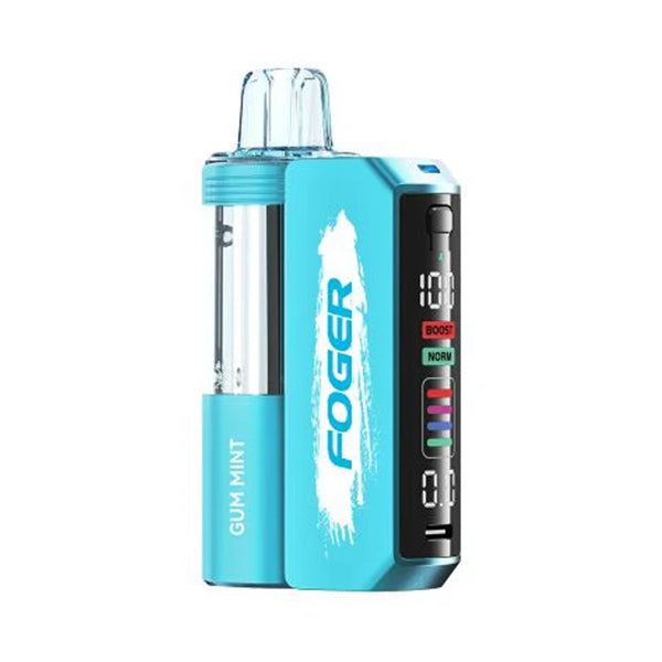 Foger Switch Pro 30K Disposable Gum Mint flavor with sweet, chewy gum and refreshing mint for a fun, cool experience.