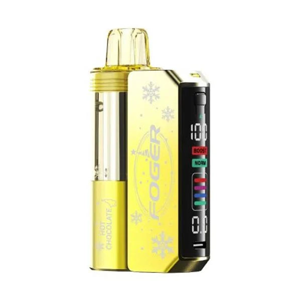 Foger Switch Pro 30K Disposable Hot Chocolate flavor with rich chocolate and creamy milk for a comforting, dessert-like vape.