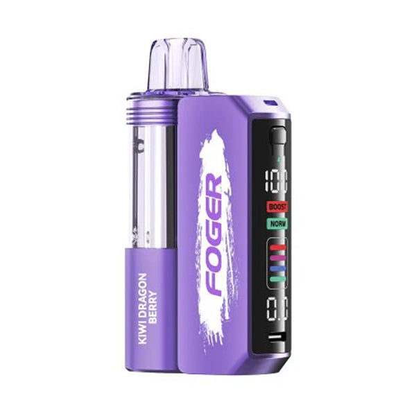 Foger Switch Pro 30K Disposable Kiwi Dragon Berry flavor with tropical kiwi and mixed berries for a vibrant, flavorful vape.