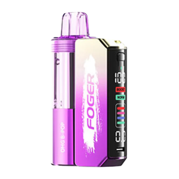 Foger Switch Pro 30K Disposable OMG B-Pop flavor with bold berry candy sweetness and fizzy punch for a powerful, nostalgic vape.
