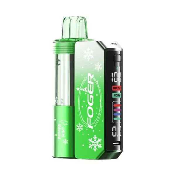 Foger Switch Pro 30K Disposable Peppermint flavor with cool, crisp peppermint for an invigorating, refreshing vape.