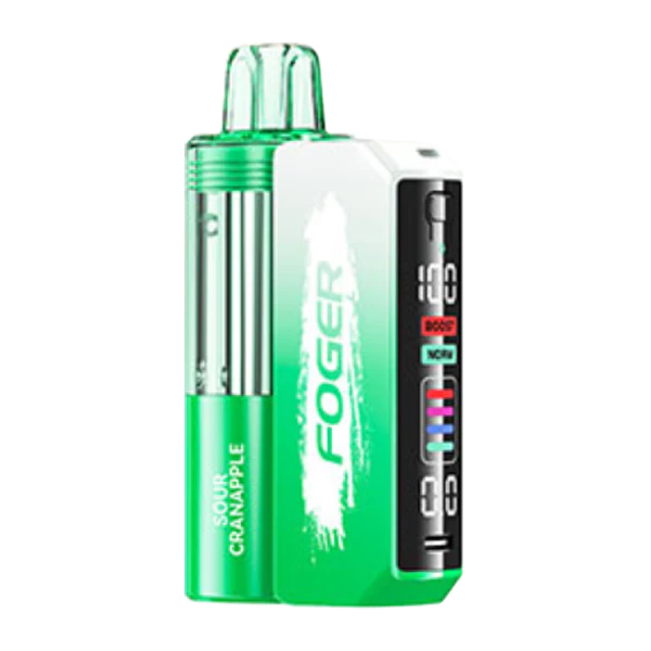  Foger Switch Pro 30K Disposable Sour Cranapple flavor with tart cranberry and crisp apple for a juicy, lip-puckering vape.
