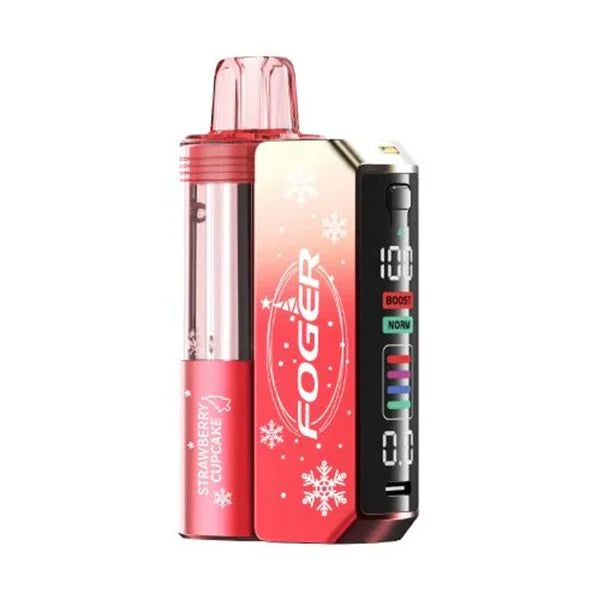 Foger Switch Pro 30K Disposable Strawberry Cupcake flavor with sweet strawberries and rich cupcake for a dessert-like treat.
