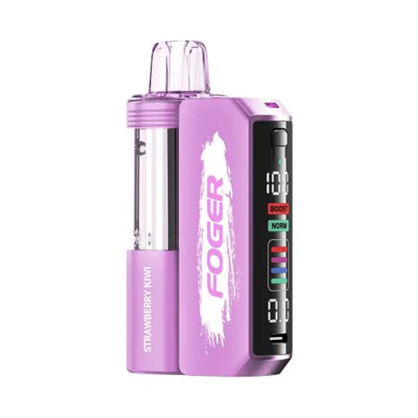 Foger Switch Pro 30K Disposable Strawberry Kiwi flavor with sweet strawberries and tangy kiwi for a fruity, smooth vape.