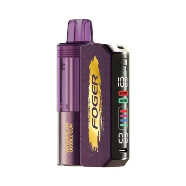 Foger Switch Pro 30K Disposable Watermelon Bubble Gum flavor with juicy watermelon and bubblegum sweetness for a fun, nostalgic hit.