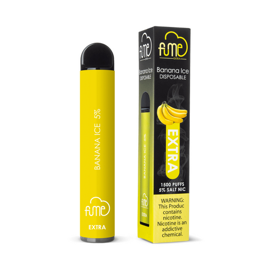 Creamy banana flavor paired with a cool menthol finish.