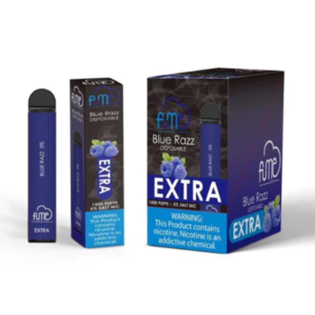 Sweet and tart blue raspberry vape flavor.