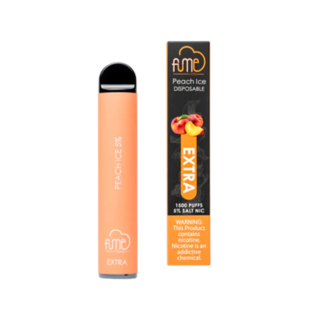 Sweet peach flavor with cool menthol exhale.