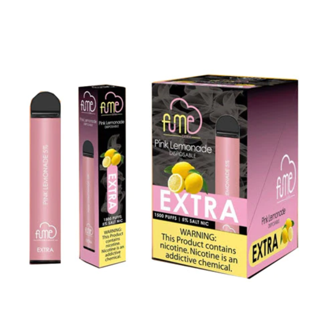 Sweet and tart pink lemonade vape flavor.