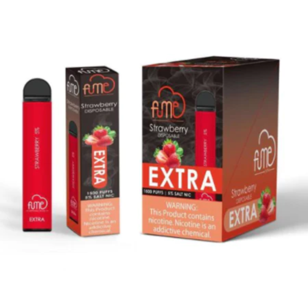 Fume Extra 1500 Strawberry Disposable Vape
