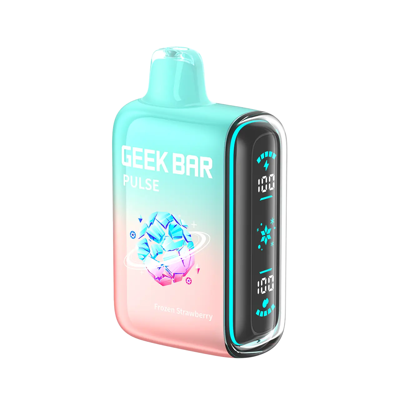 Geek Bar Pulse 15000 Frozen Strawberry disposable vape with smooth vapor and rich flavor for a premium vaping experience.
