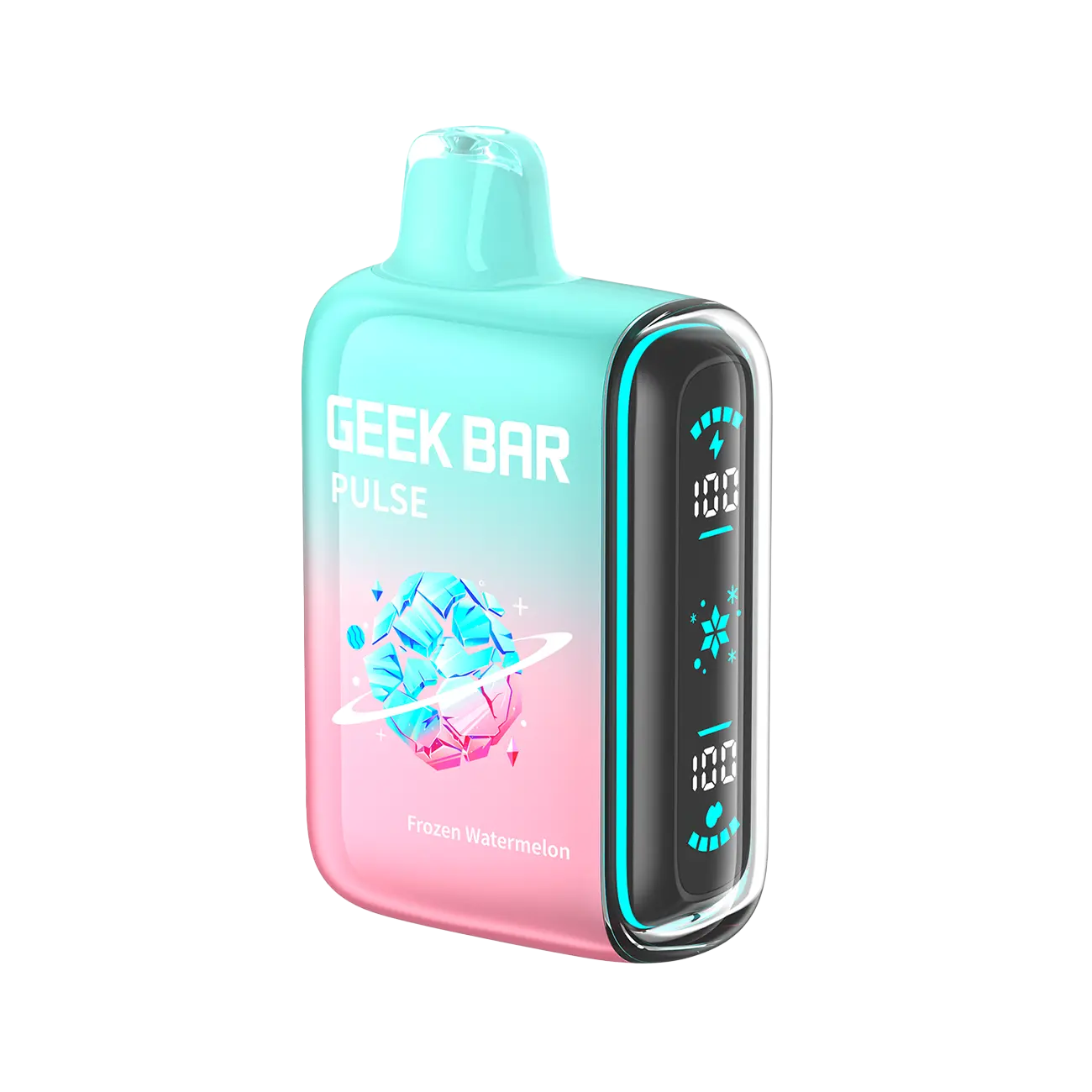 Geek Bar Pulse 15000 Frozen Watermelon disposable vape with smooth vapor and rich flavor for a premium vaping experience.
