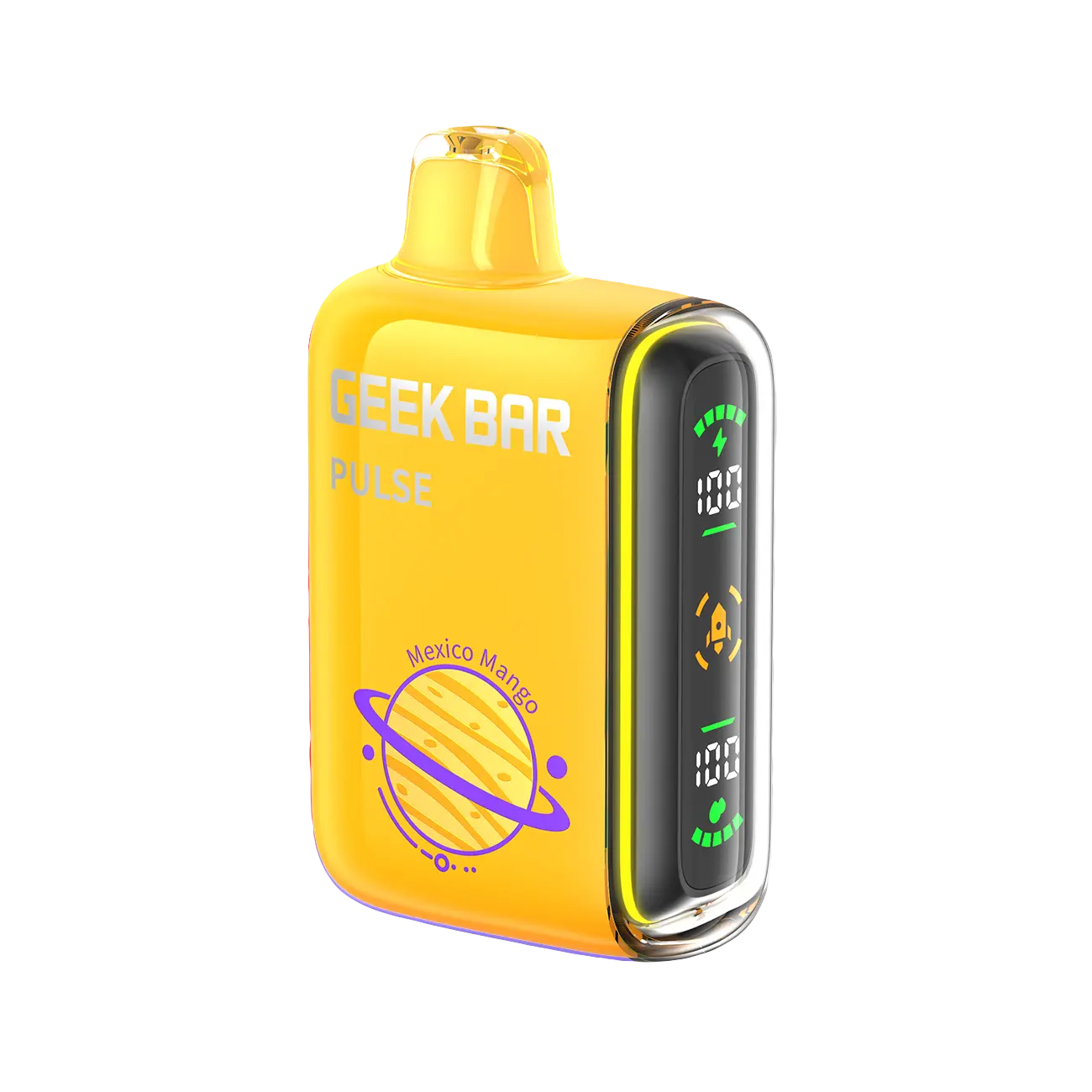 Geek Bar Pulse 15000 Mexico Mango disposable vape with smooth vapor and rich flavor for a premium vaping experience.
