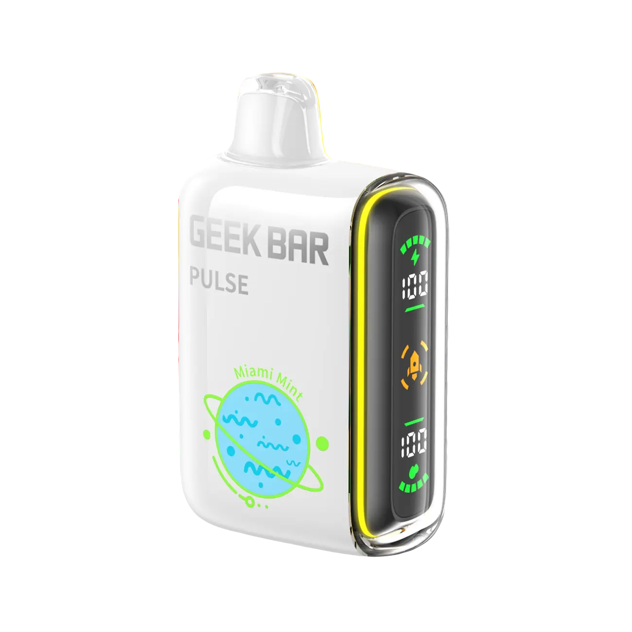 Geek Bar Pulse 15000 Miami Mint disposable vape with smooth vapor and rich flavor for a premium vaping experience.
