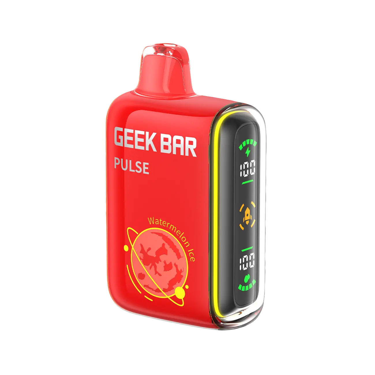 Geek Bar Pulse 15000 Watermelon Ice disposable vape with smooth vapor and rich flavor for a premium vaping experience.
