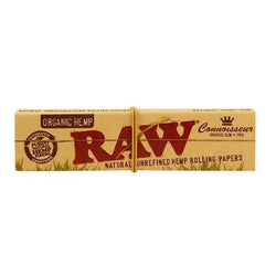 Raw Organic Hemp Connoisseur King Size Slim + Tips Pack