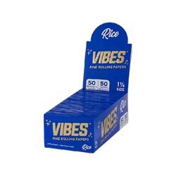 Vibes 1 1/4 Rice Rolling Papers 50ct Box