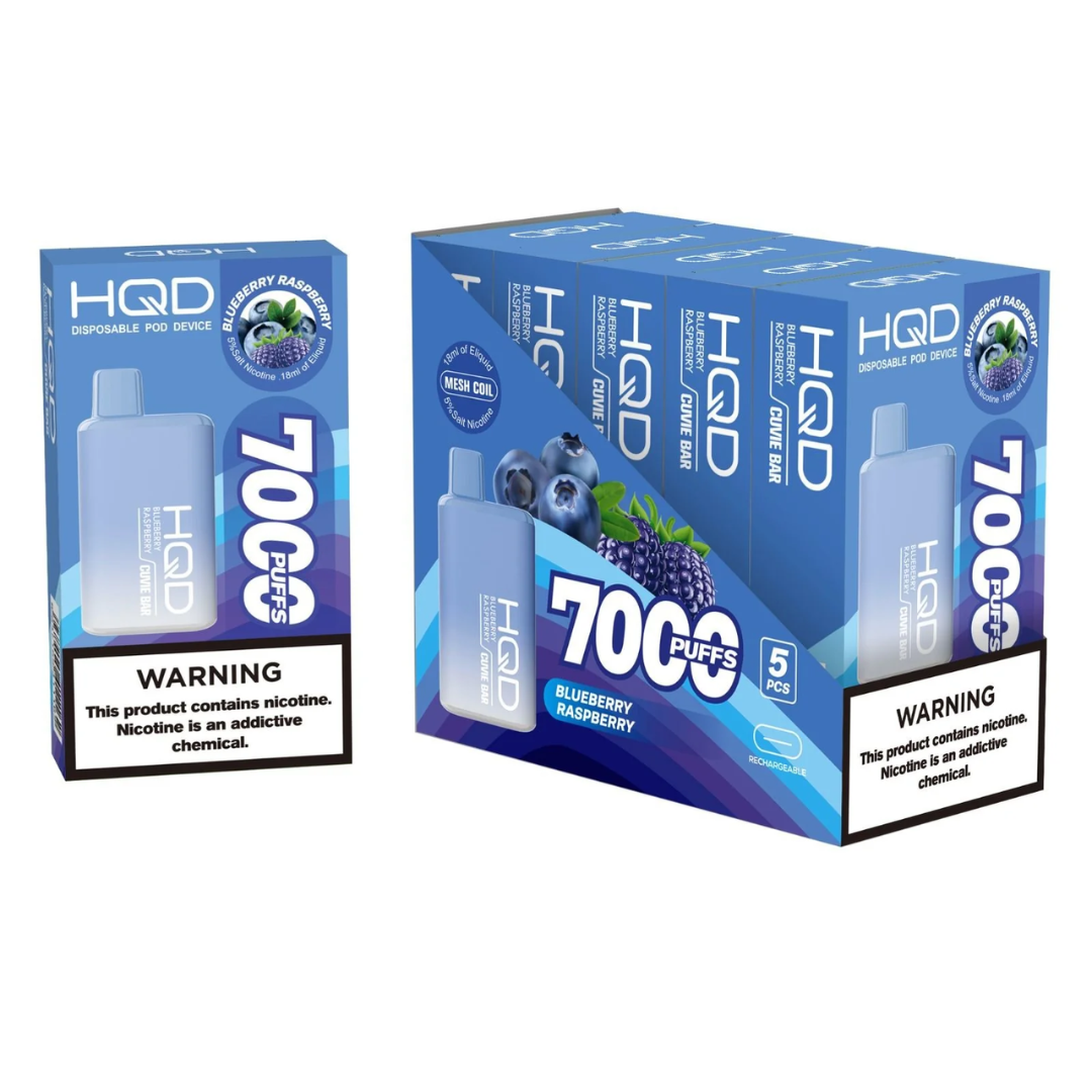 HQD Cuvie Bar 7000 Disposable Vape