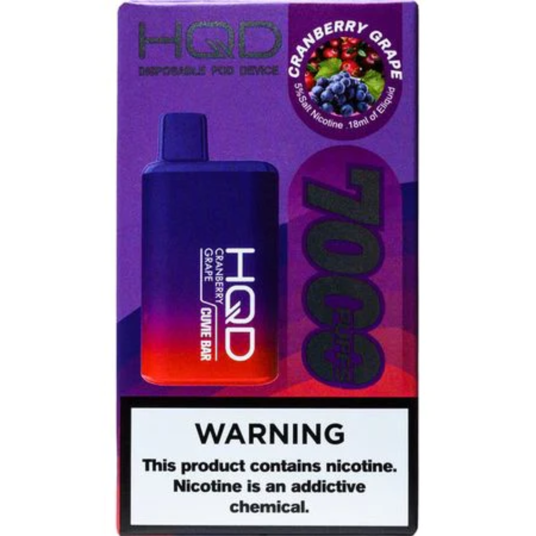 HQD Cuvie Bar 7000 Disposable Vape