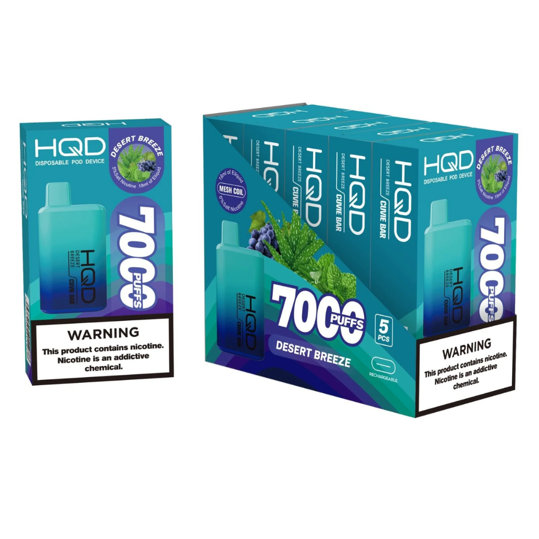 HQD Cuvie Bar 7000 Disposable Vape