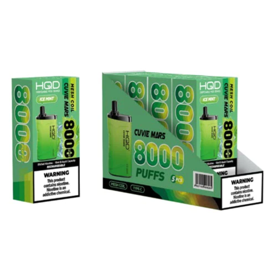 HQD Cuvie Mars 8000 Disposable Vape